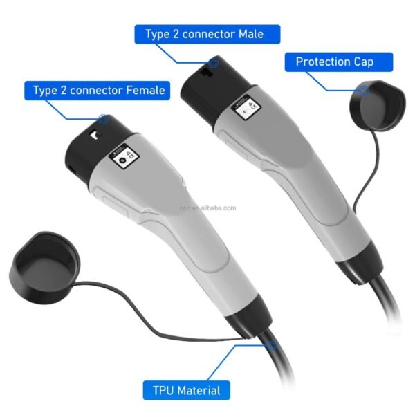 Fast Charging Cable Type 2 to Type 2 - Image 3