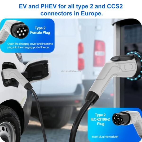 Fast Charging Cable Type 2 to Type 2 - Image 4