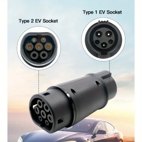Type 2 to Type 1 AC Adapter - Image 3