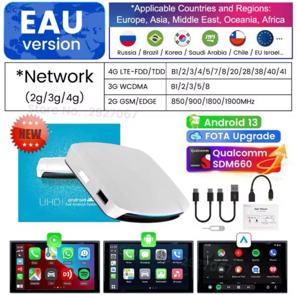 Carlinkit Tbox Uhd hdmi Usb Port 8g 128gb Auto Android 13 System Car Carplay Ai - Image 3